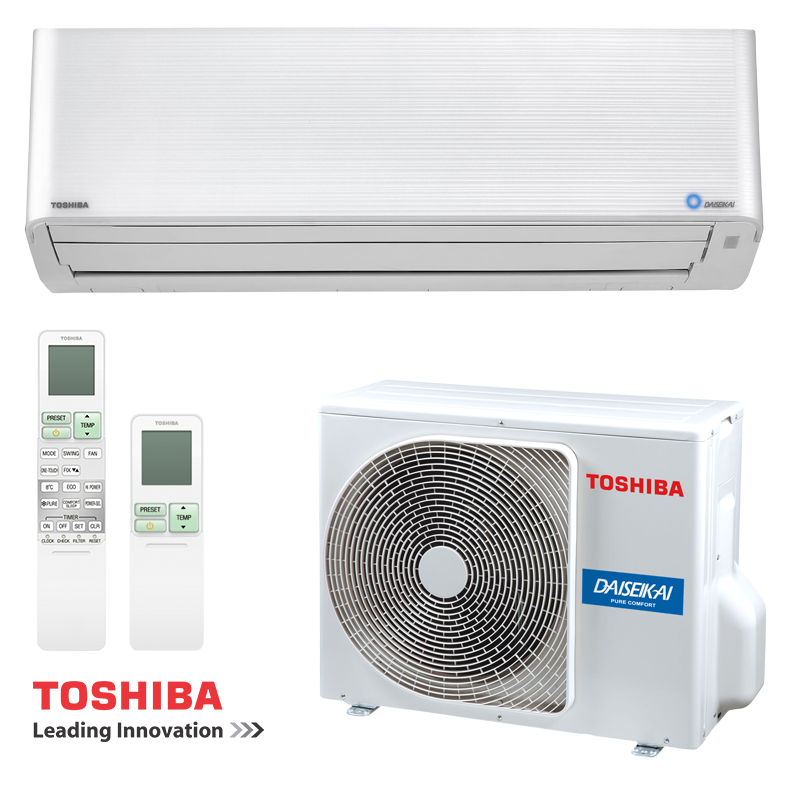 Инверторен климатик Toshiba Super Daiseikai 9 RAS-13PKVPG-E + RAS-13PAVPG-E