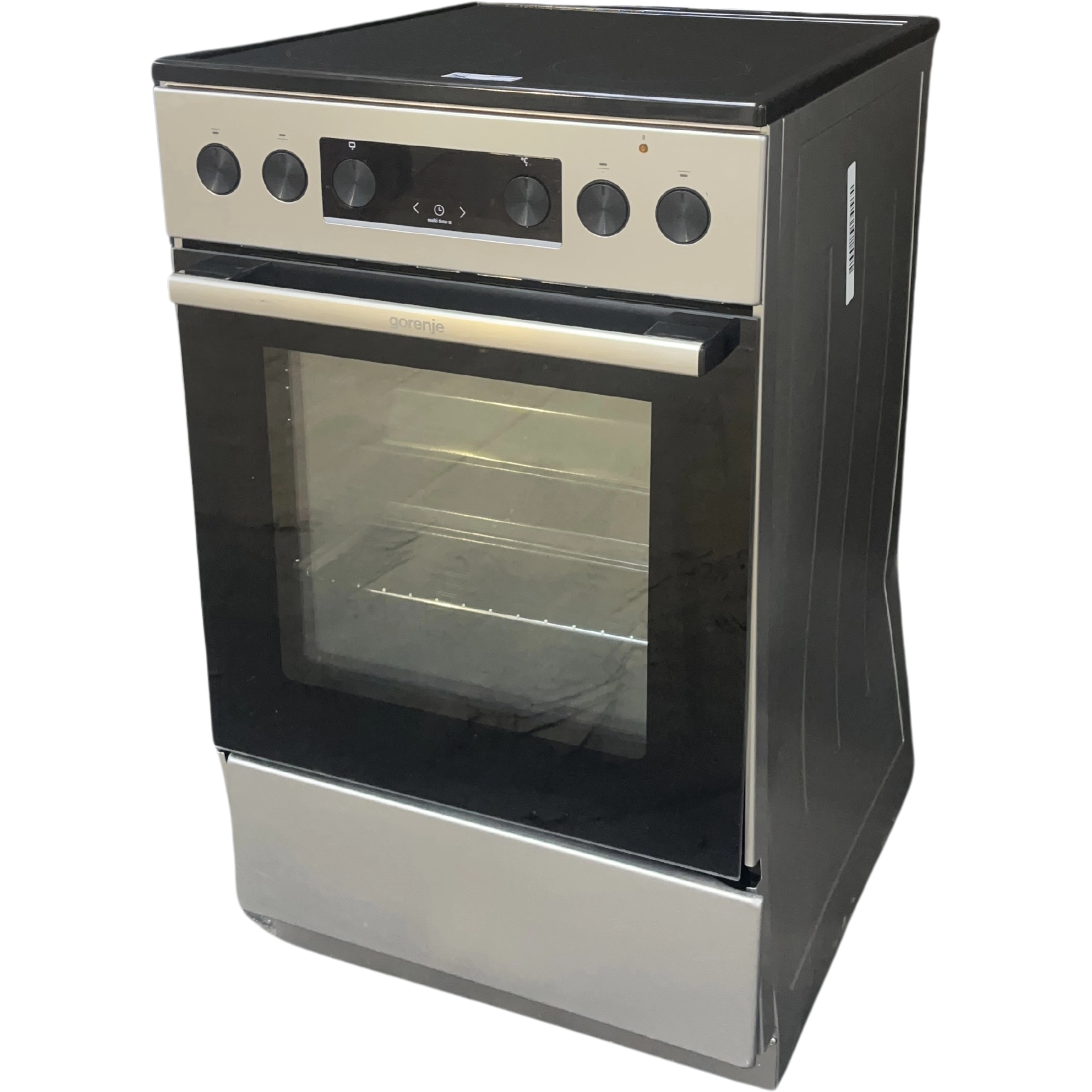 Готварска печка Gorenje GECS5C7, 50см, стъклокерамика, Aqua Clean - Image 4