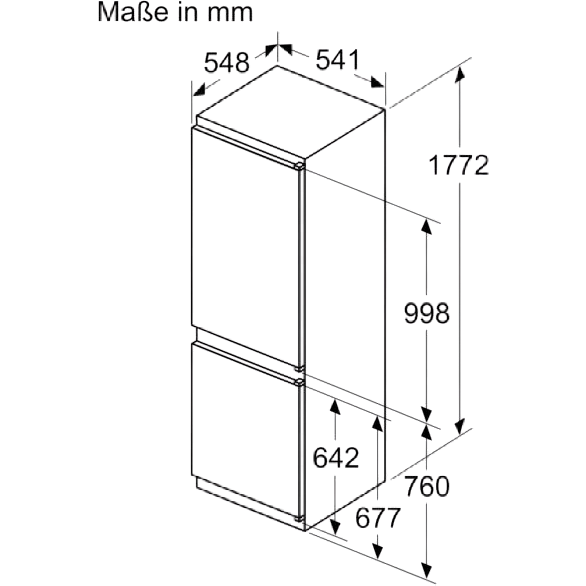 Хладилник за вграждане Bosch KIN86VSE0 - Image 2