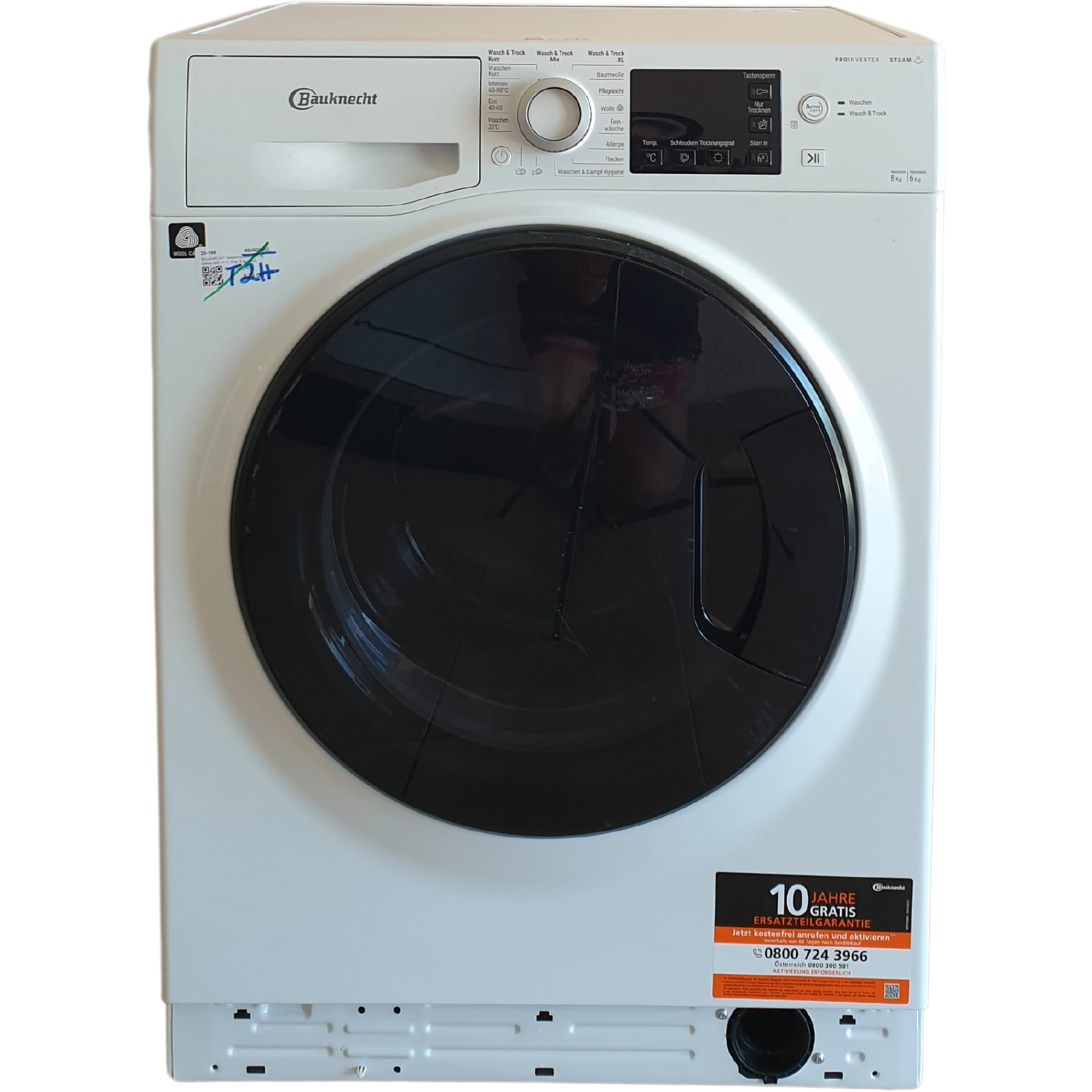 Пералня със сушилня BAUKNECHT WATK Sense 86S 41 N , 8/6 кг.