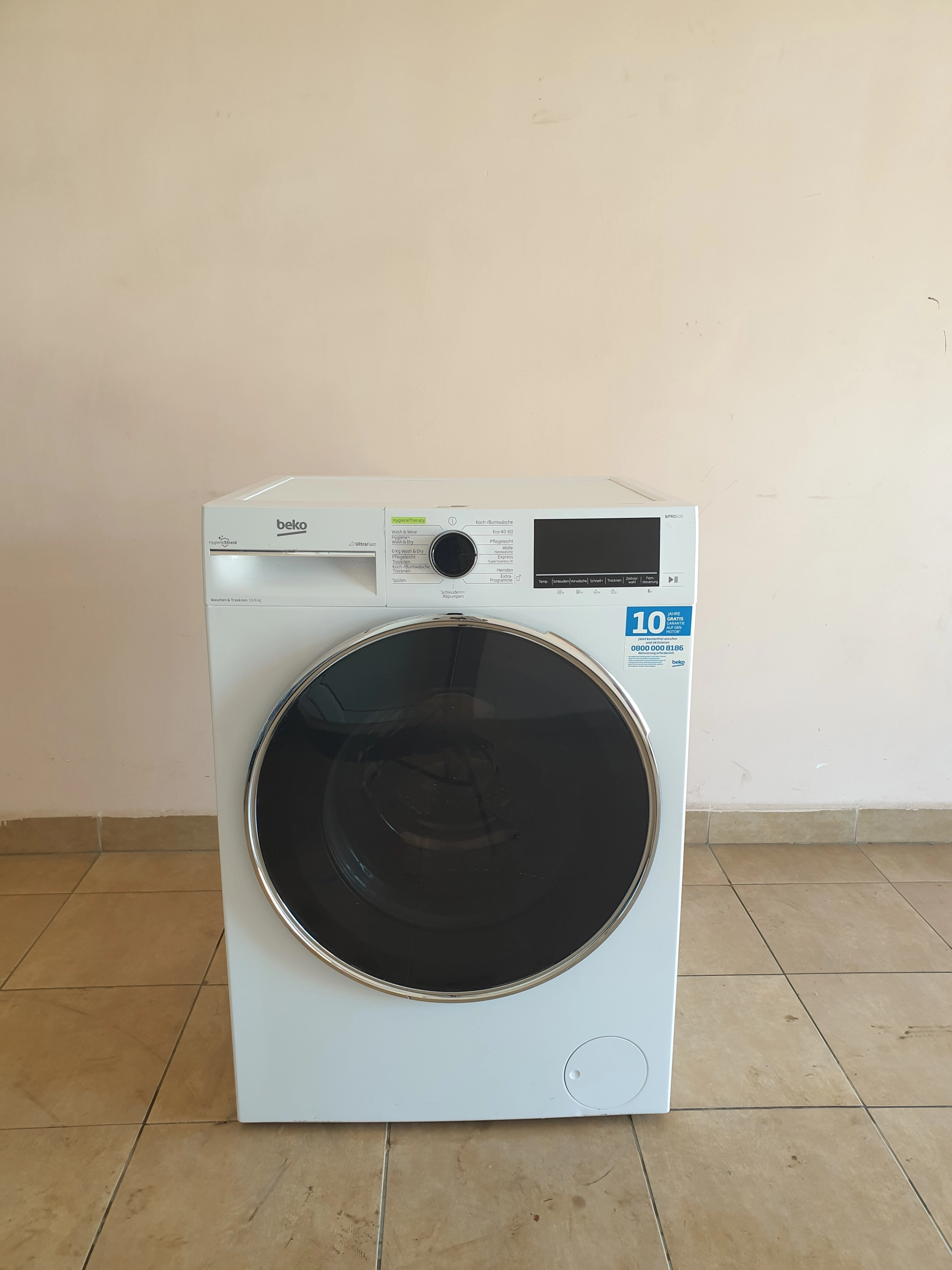 Пералня със сушилня BEKO B3DFT510442W, 10/6 кг, 1400 об./мин. - Image 2