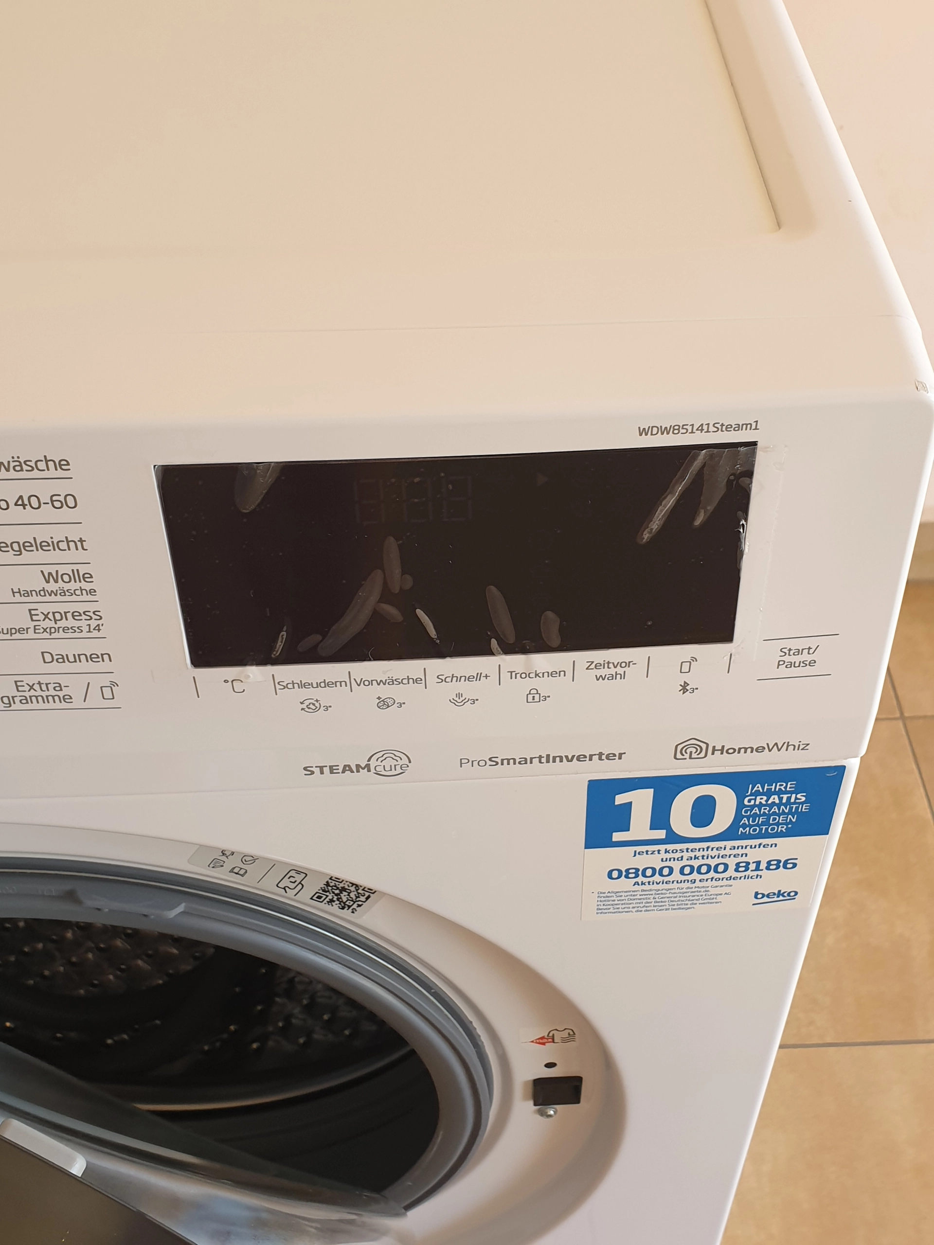 Пералня със сушилня Beko WDW85141 Steam1, 8+5кг , 1400 об./мин. - Image 5