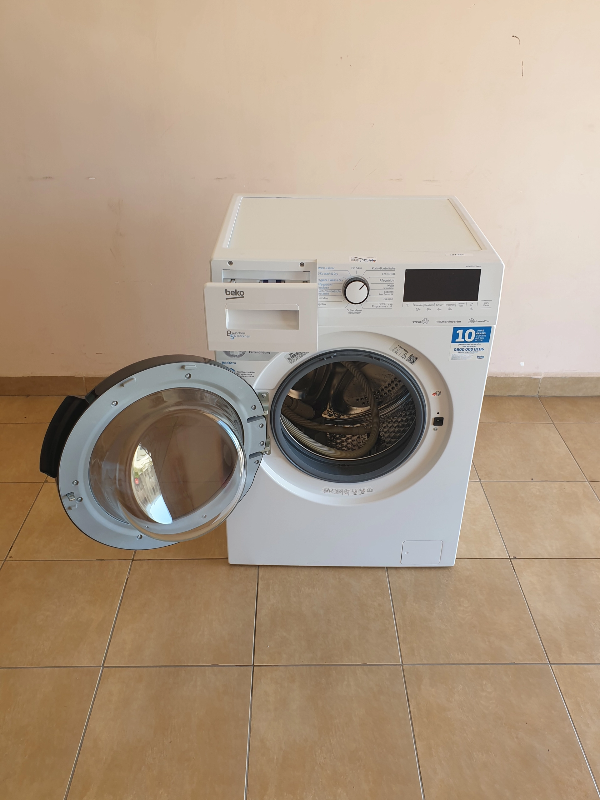 Пералня със сушилня Beko WDW85141 Steam1, 8+5кг , 1400 об./мин. - Image 6