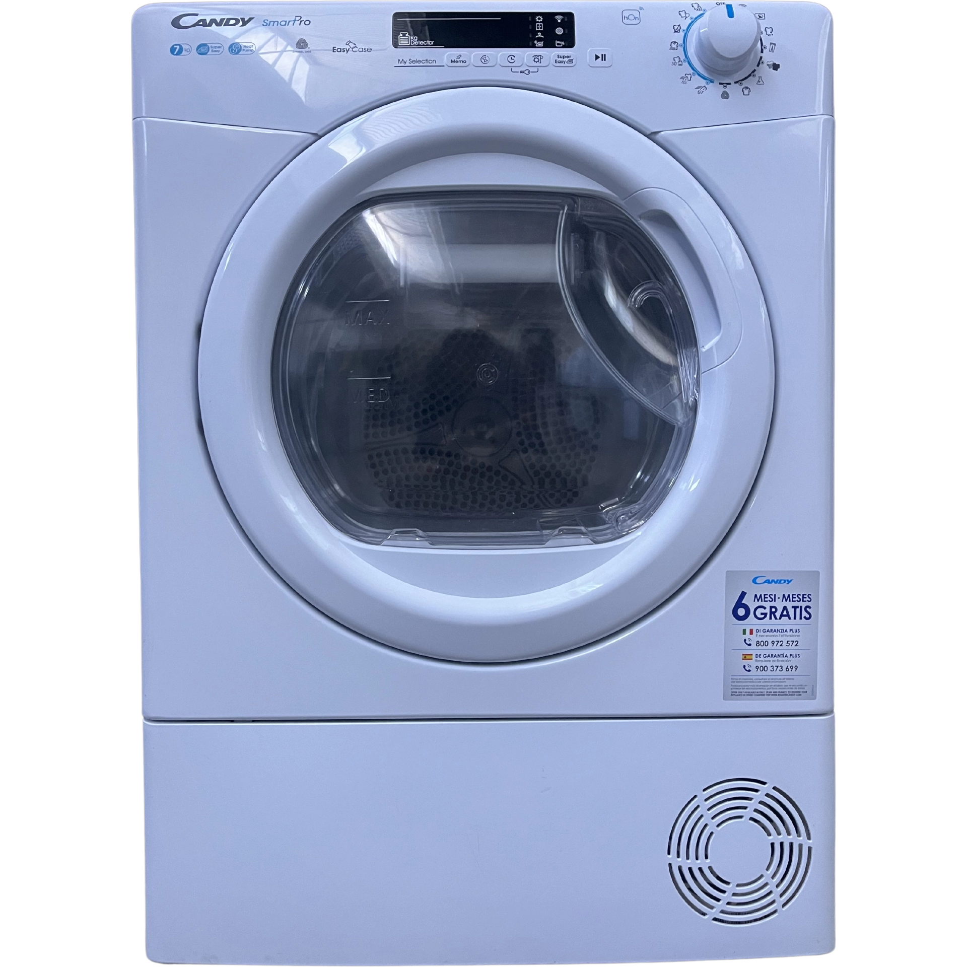 Сушилня Candy CSO H7A2DE-S, 7кг., термопомпа, Wifi