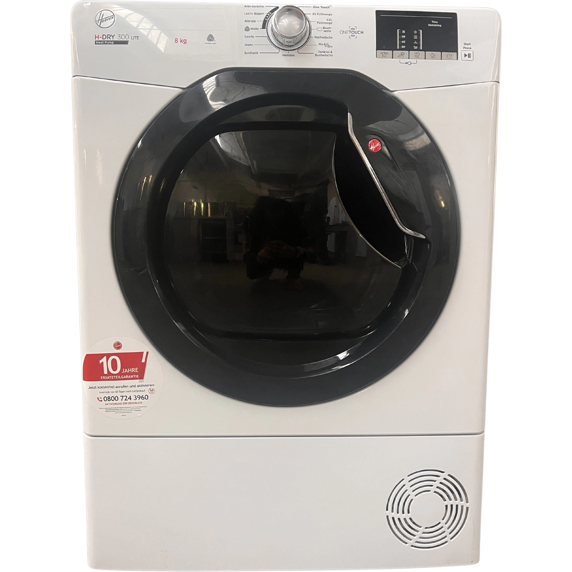 Сушилня Hoover HLE H8A2DKEX-84, 8кг, термопомпа