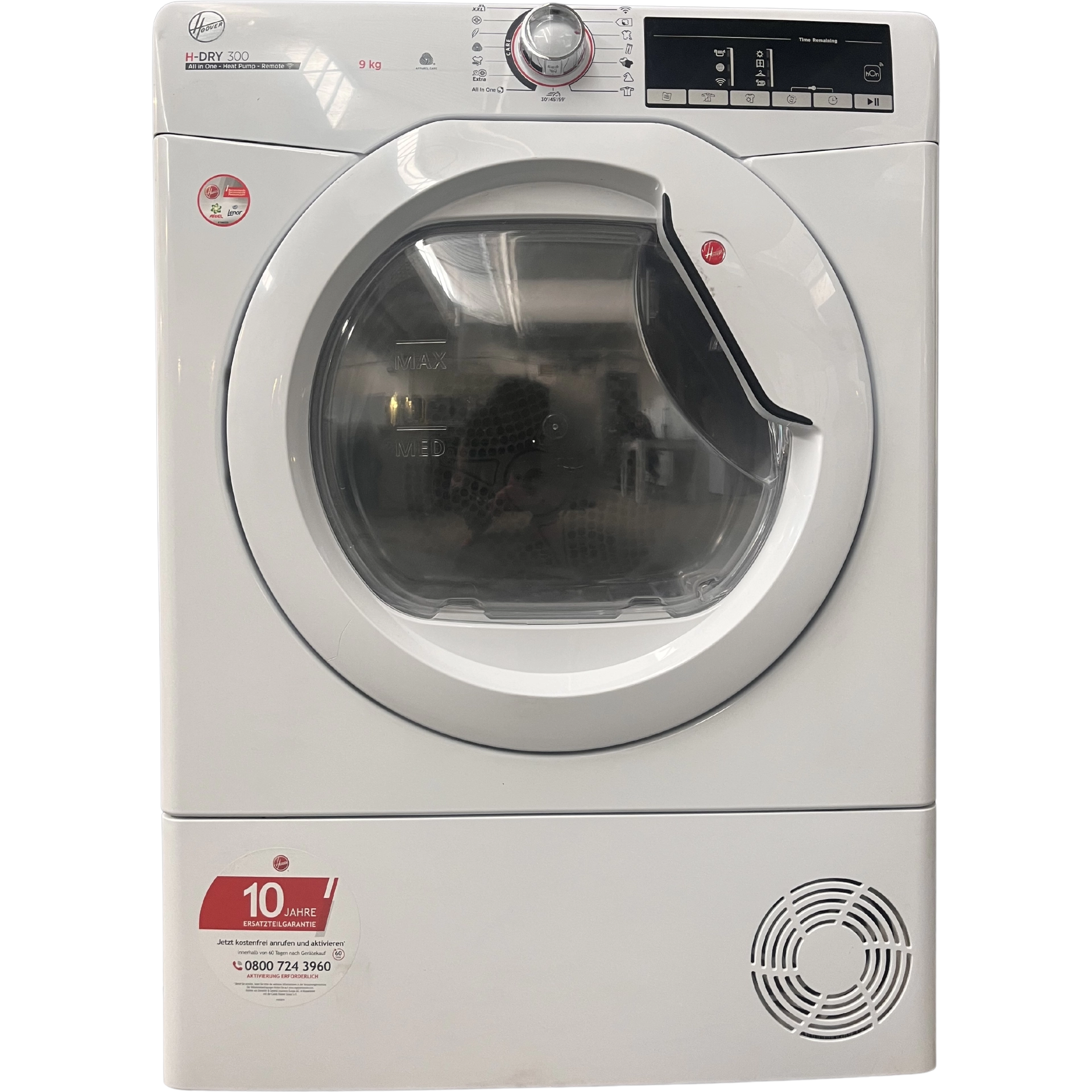 Сушилня Hoover HLE H9A2TE-S, 9кг, термопомпа
