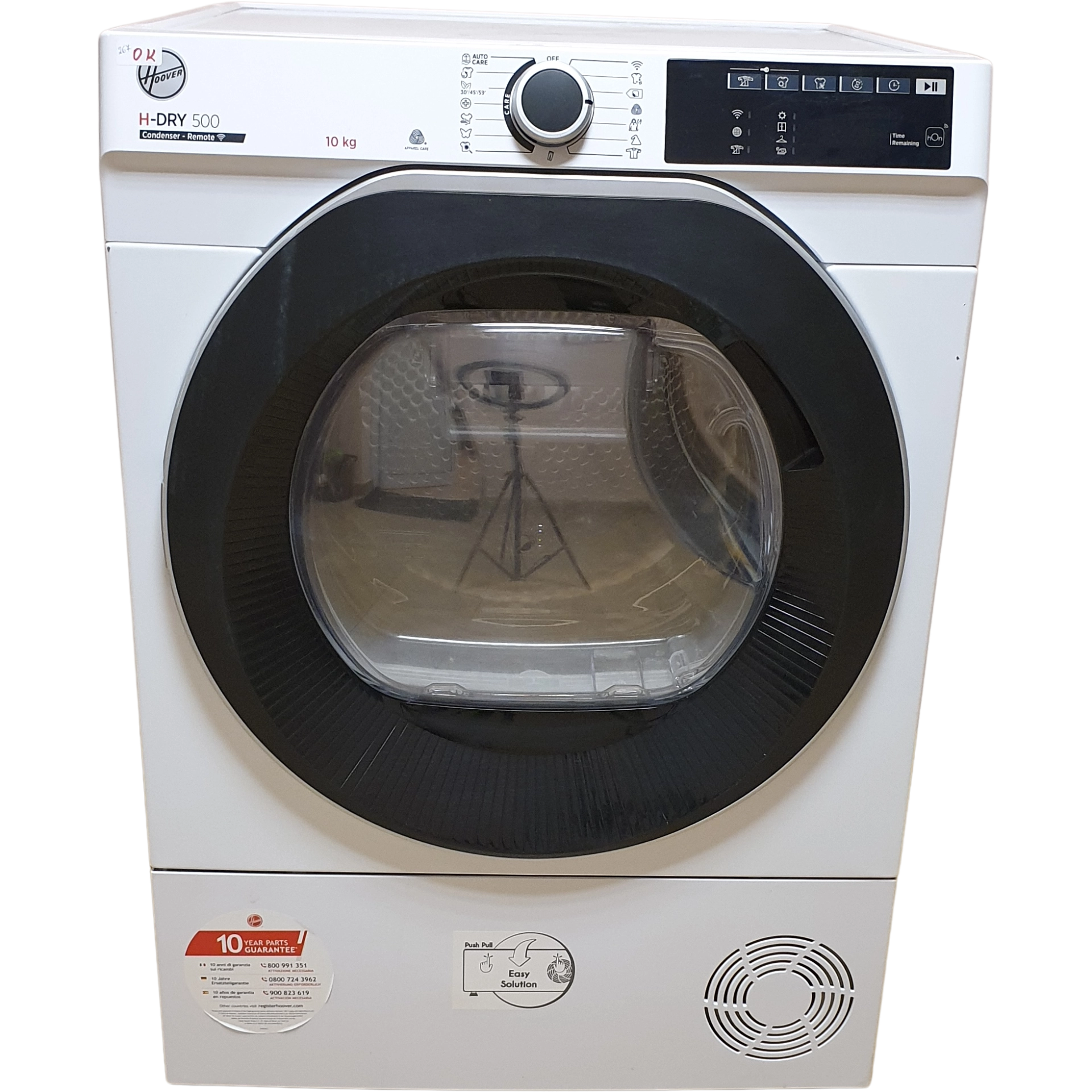 Сушилня Hoover NDC10TSBE-S,10кг., кондензаторна, с нагрвател