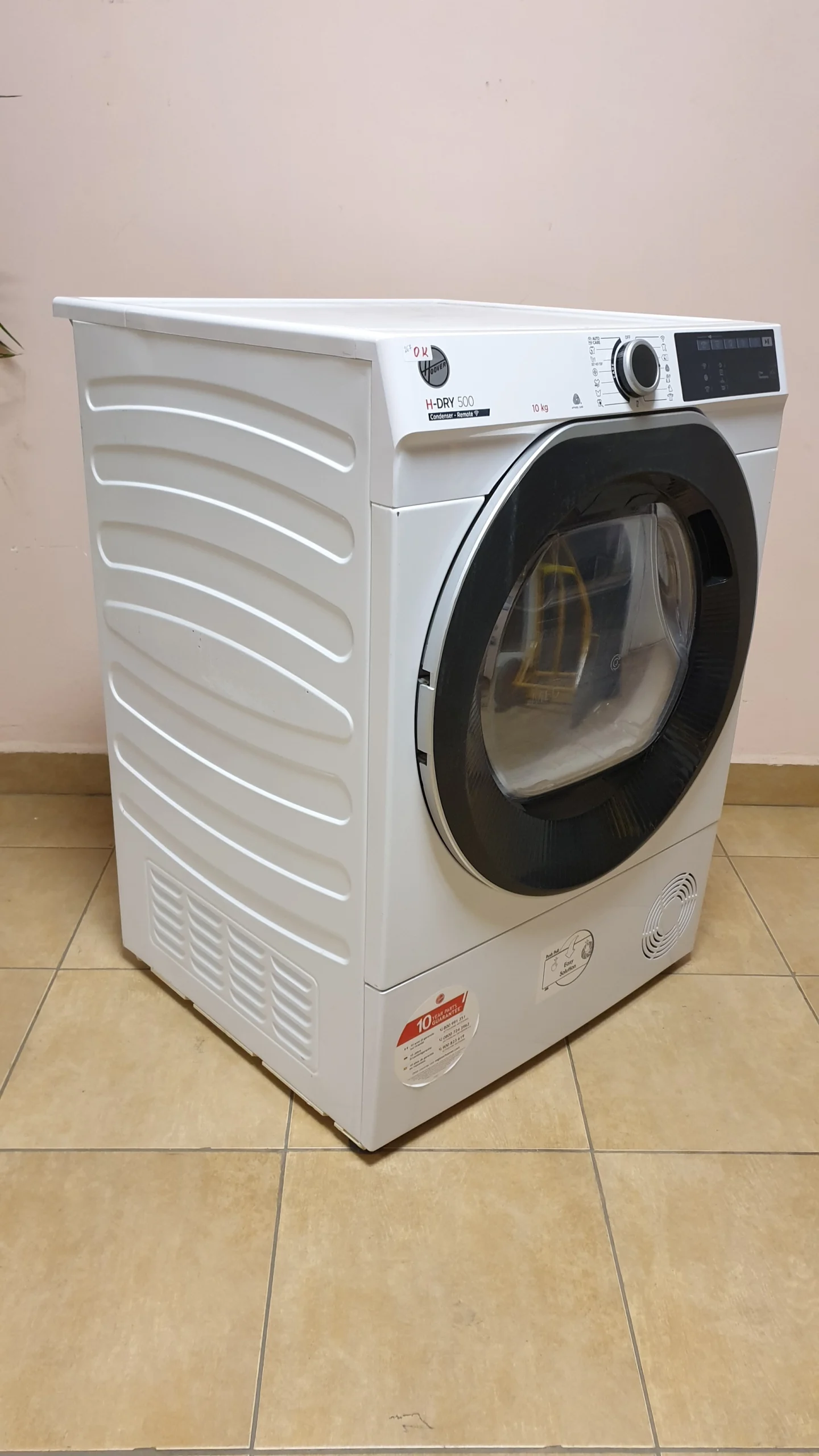 Сушилня Hoover NDC10TSBE-S,10кг., кондензаторна, с нагрвател - Image 3