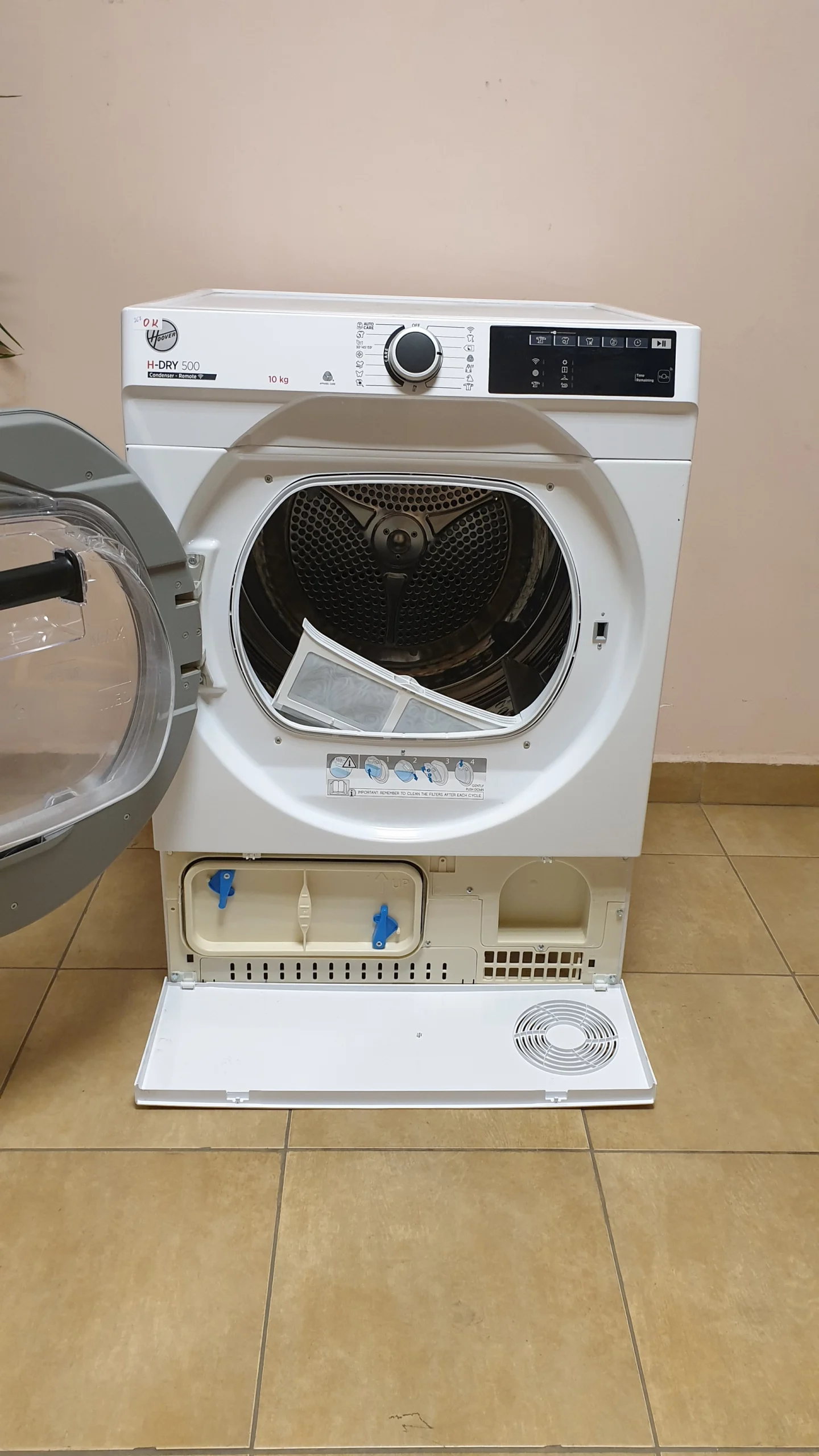 Сушилня Hoover NDC10TSBE-S,10кг., кондензаторна, с нагрвател - Image 2