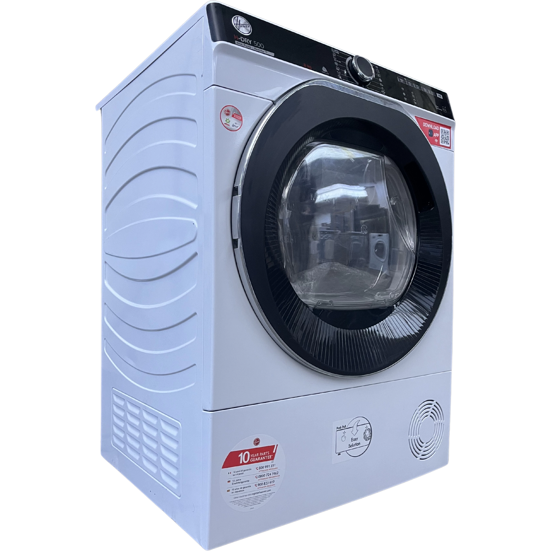 Сушилня Hoover NDPEH8A2TCBEXS-S, 8кг, термопомпа - Image 2