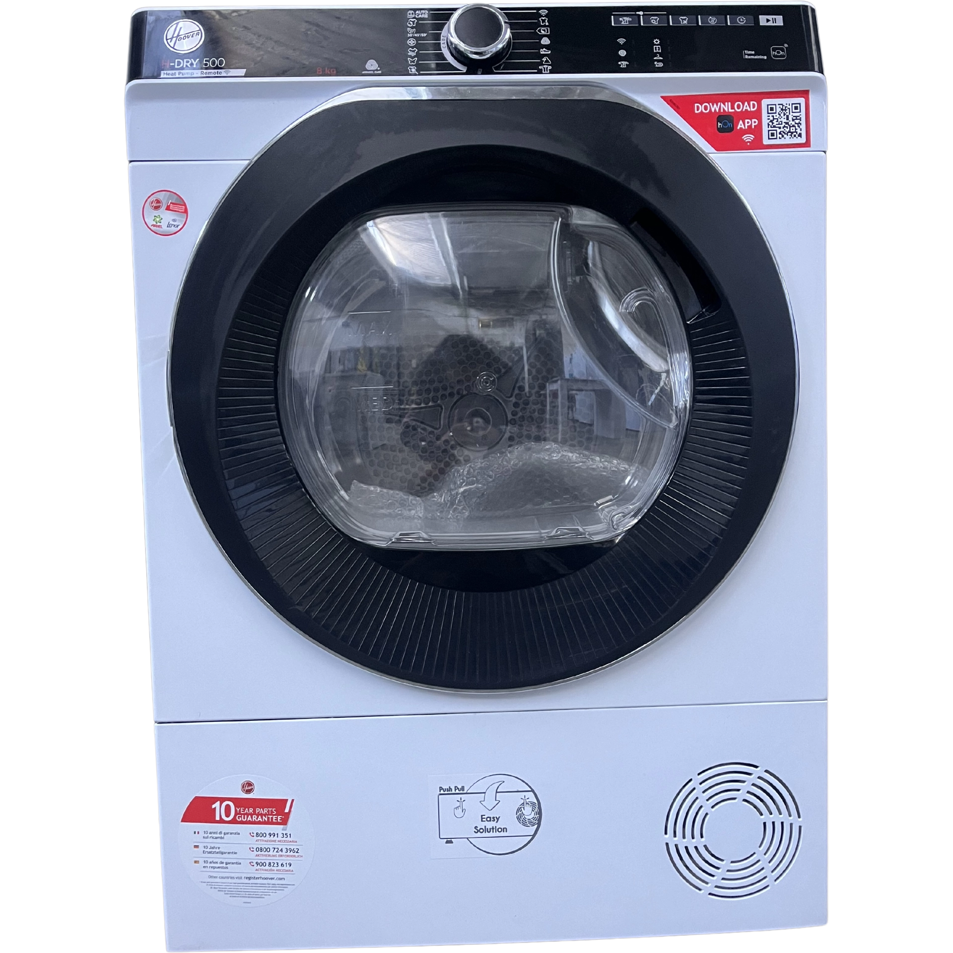 Сушилня Hoover NDPEH8A2TCBEXS-S, 8кг, термопомпа