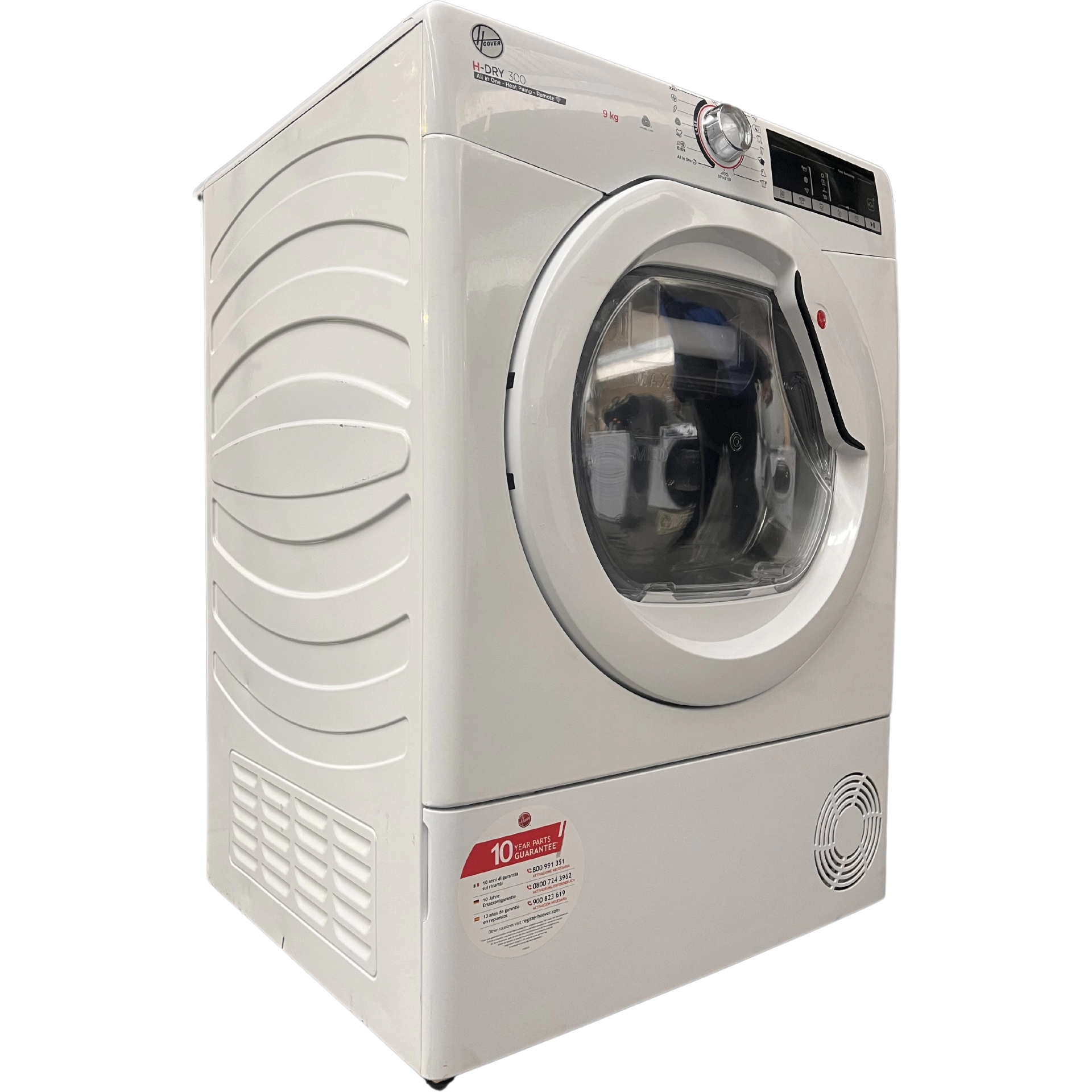Сушилня Hoover HLE H9A2TE-S, 9кг, термопомпа - Image 2