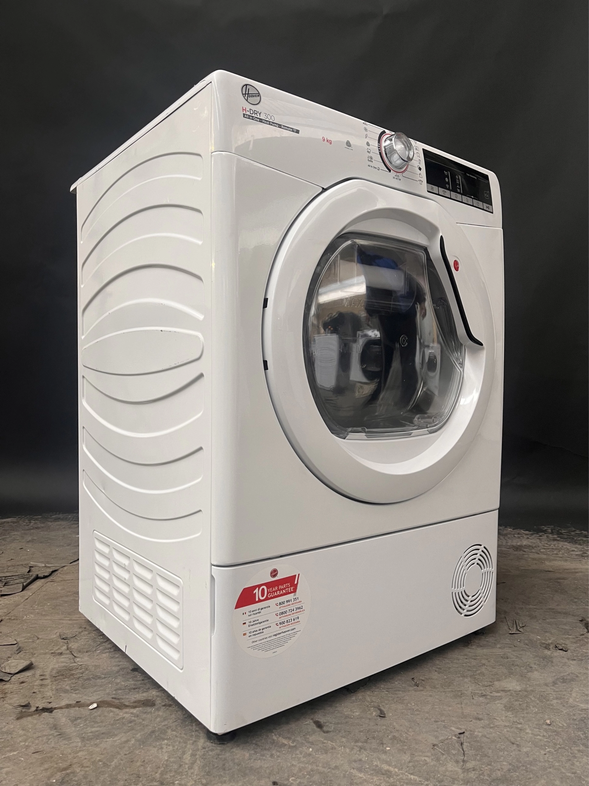 Сушилня Hoover HLE H9A2TE-S, 9кг, термопомпа - Image 7