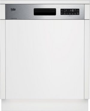 Съдомиялна за частично вграждане Beko DSN28O40X, 14 комплекта, 60см., inox