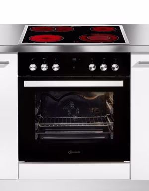 Комплект фурна за вграждане с плот BAUKNECHT Heko Black Tango HI5 EP8VS2 ES, 65 л. , пиролиза