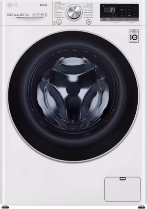 Пералня със сушилня LG V7WD107H2E,10.5/7кг, 1400 об./мин.